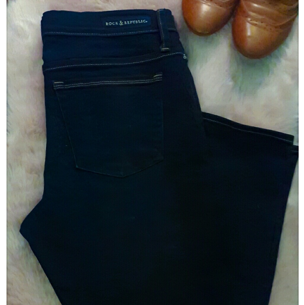 Dark blue Rock & Republic skinny jeans